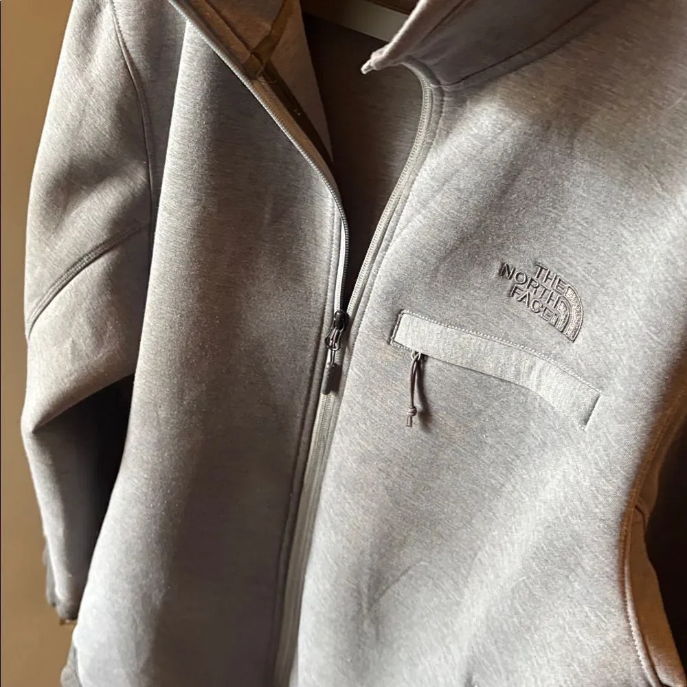 The North Face Thermal 3D Jersey Knit Full Zip Jacket Gray Men’s - XL